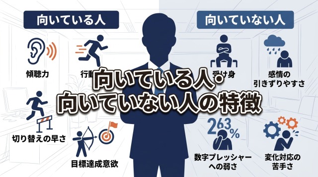 向いている人・向いていない人の特徴