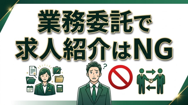 「業務委託でCA副業」は求人紹介が法律上できない
