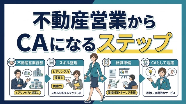 不動産営業からキャリアアドバイザーになるための具体的なステップ
