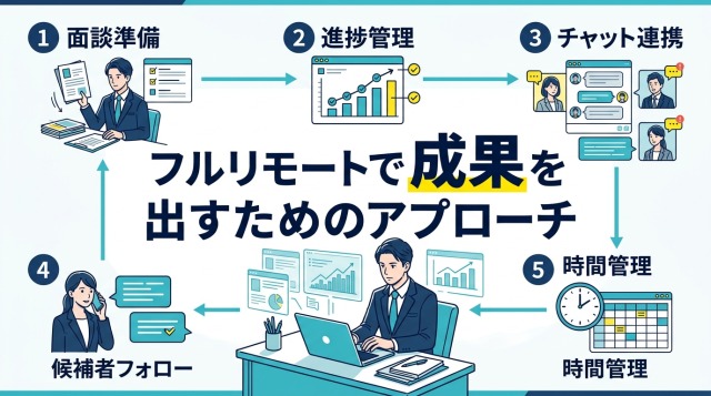 フルリモートで成果を出すための実践的なアプローチ