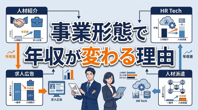 事業形態で年収がここまで変わる理由