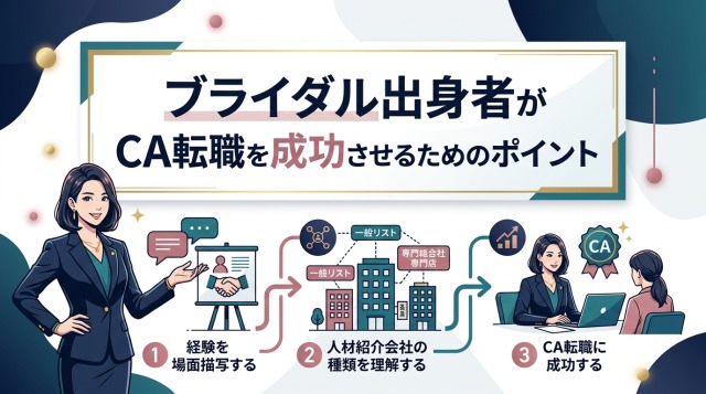 ブライダル出身者がキャリアアドバイザー転職を成功させるためのポイント