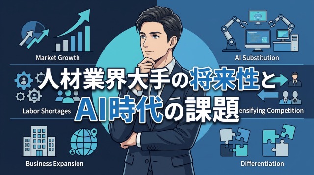 人材業界大手の将来性とAI時代の課題