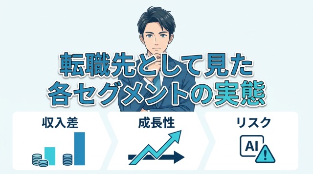 転職先として見た各セグメントの実態
