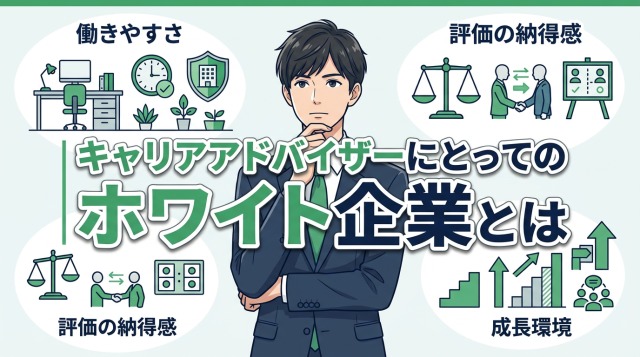 キャリアアドバイザーにとってのホワイト企業とは