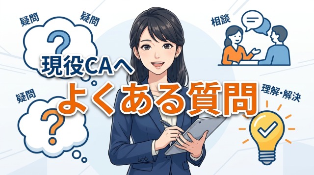 現役キャリアアドバイザーへよくある質問