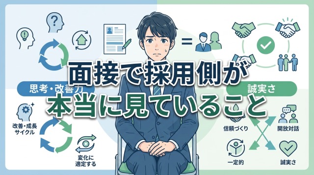 面接で採用側が本当に見ていること
