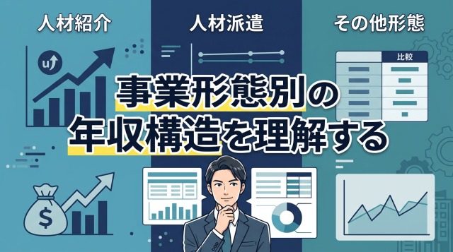事業形態別の年収構造を理解する