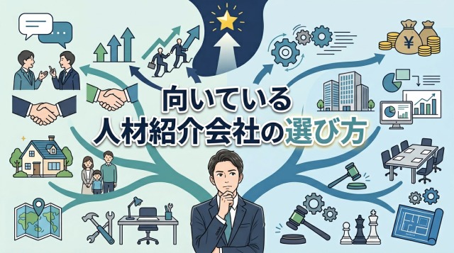 向いている人材紹介会社の選び方
