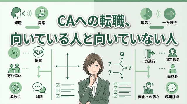 キャリアアドバイザーへの転職、向いている人と向いていない人