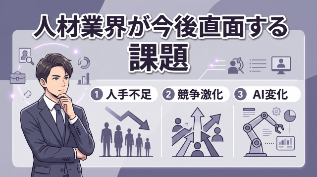 人材業界が今後直面する課題