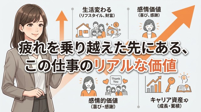 疲れを乗り越えた先にある、この仕事のリアルな価値