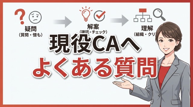 現役キャリアアドバイザーへよくある質問