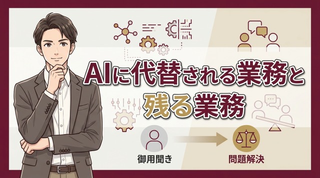 AIに代替される業務と残る業務
