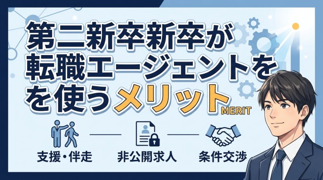 第二新卒が転職エージェントを使うメリット
