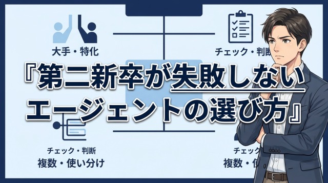 第二新卒が失敗しないエージェントの選び方
