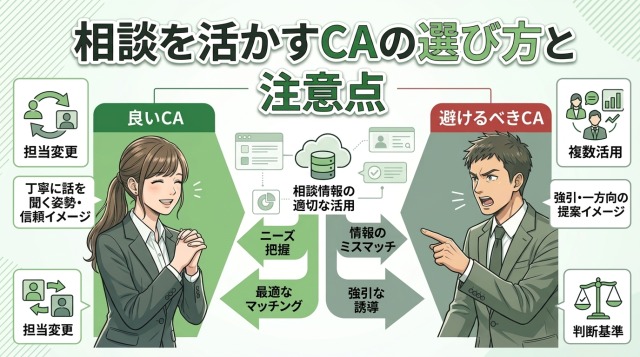 相談を活かすキャリアアドバイザーの選び方と注意点