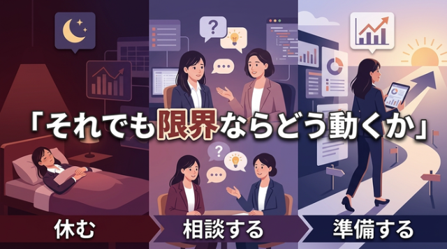 それでも限界ならどう動くか