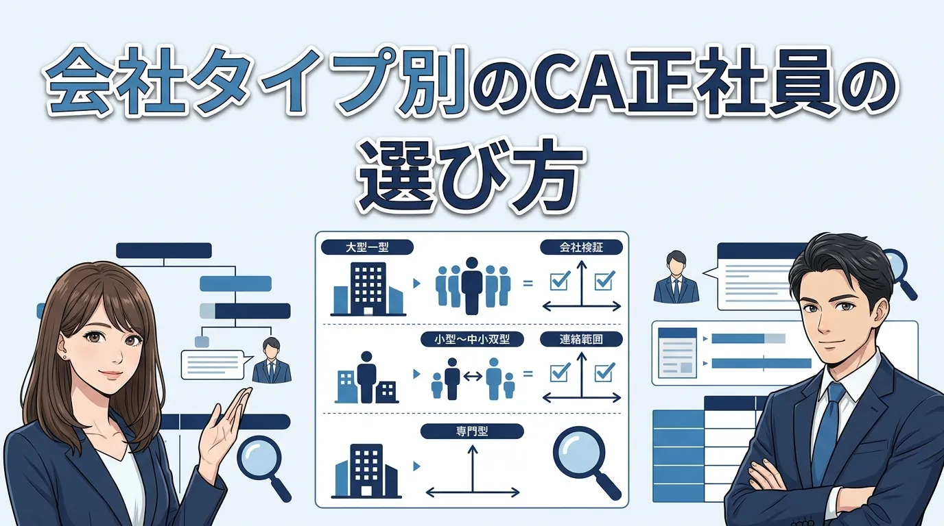会社タイプ別のキャリアアドバイザー正社員の選び方
