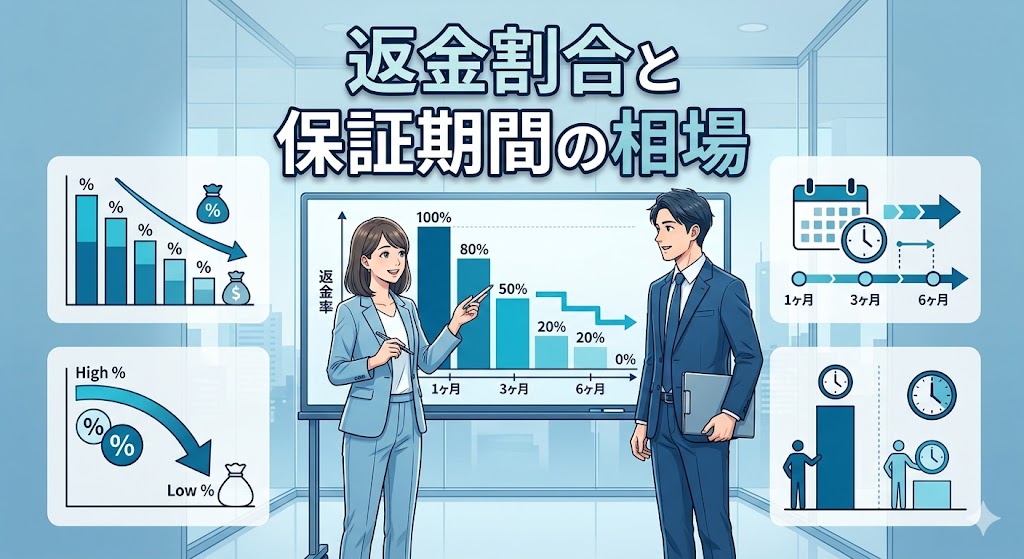 返金割合と保証期間の相場