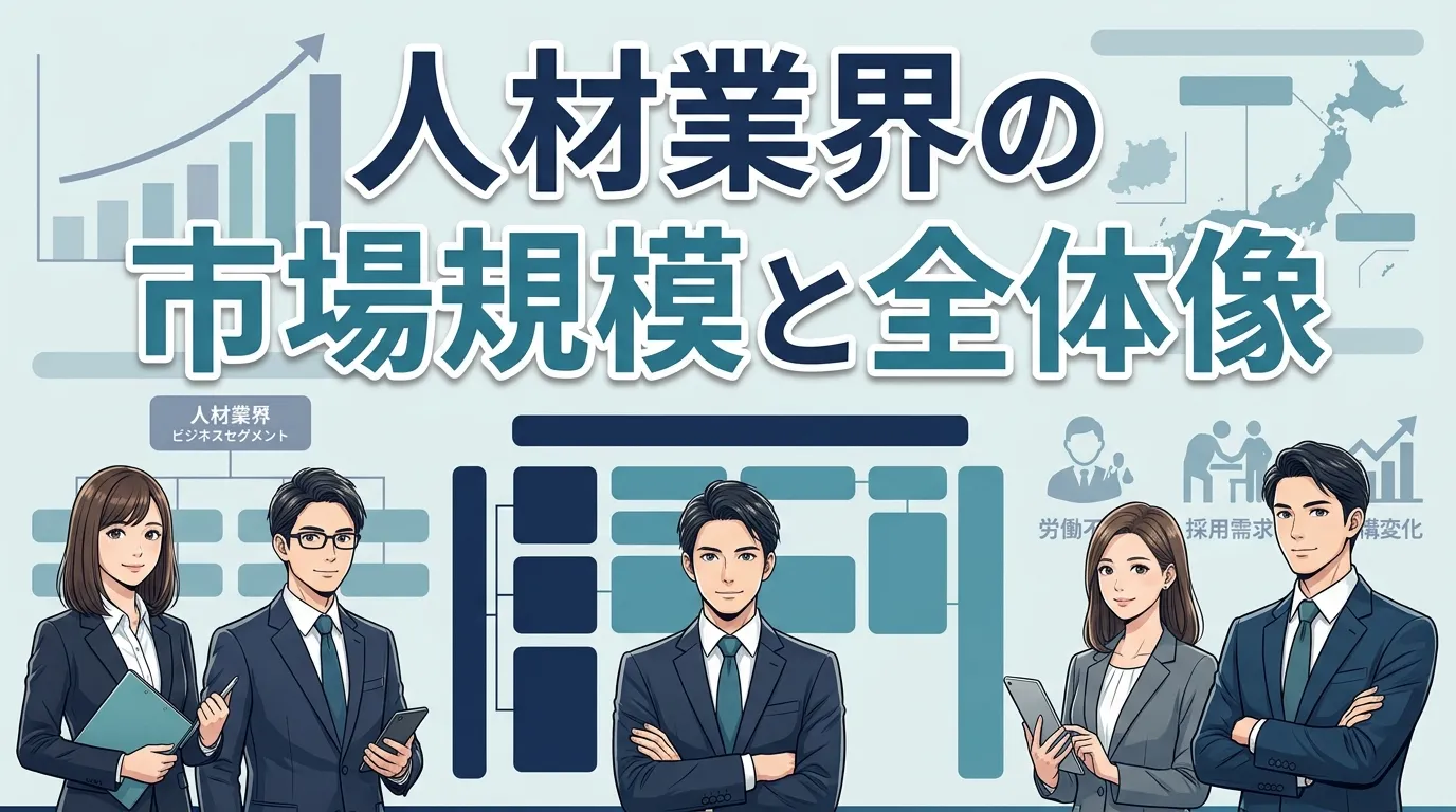人材業界の市場規模と全体像（2026年最新）