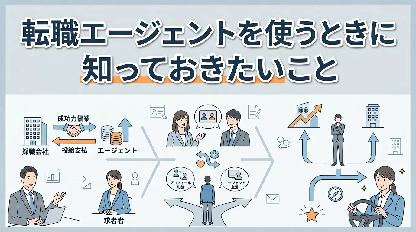 転職エージェントを使うときに知っておきたいこと