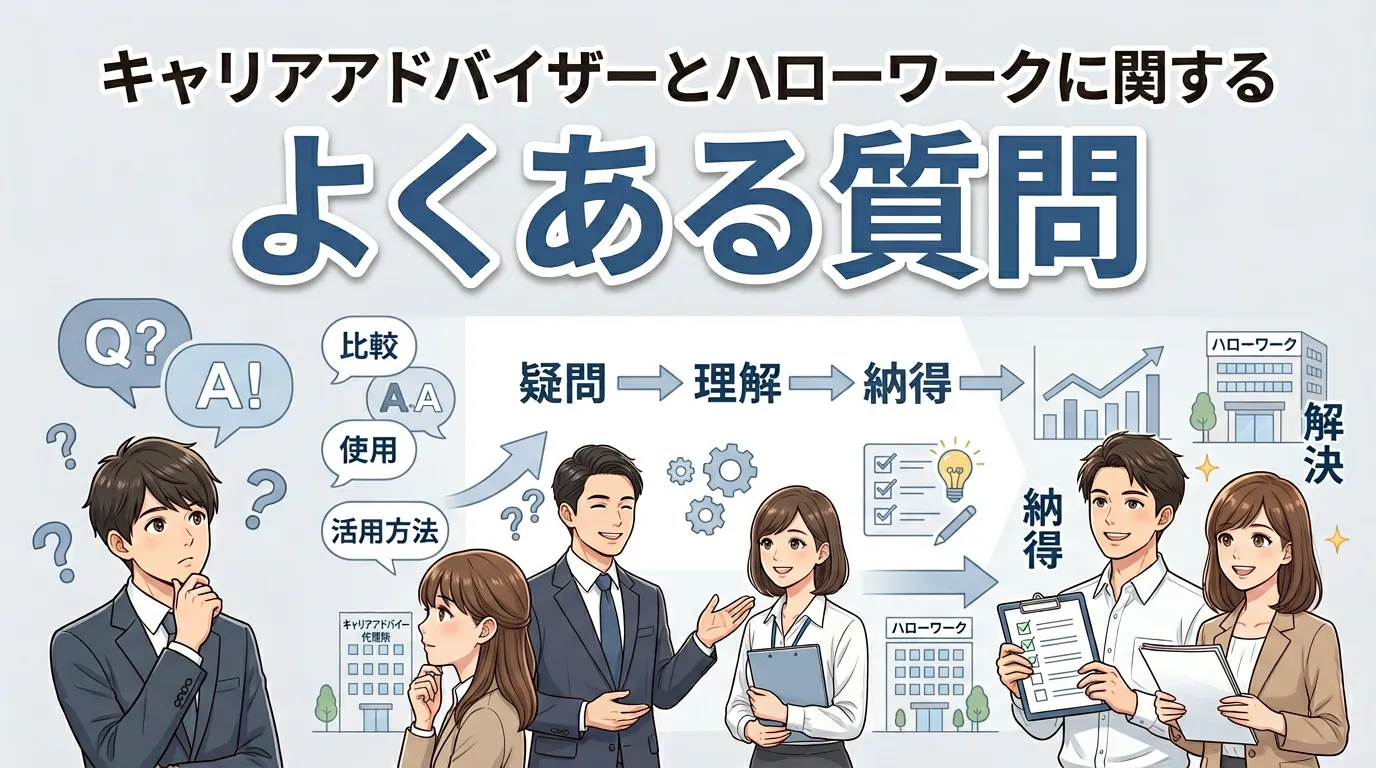 キャリアアドバイザーとハローワークに関するよくある質問