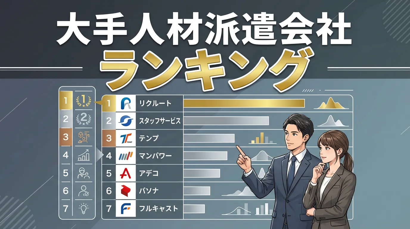 大手人材派遣会社ランキング【売上・規模別】