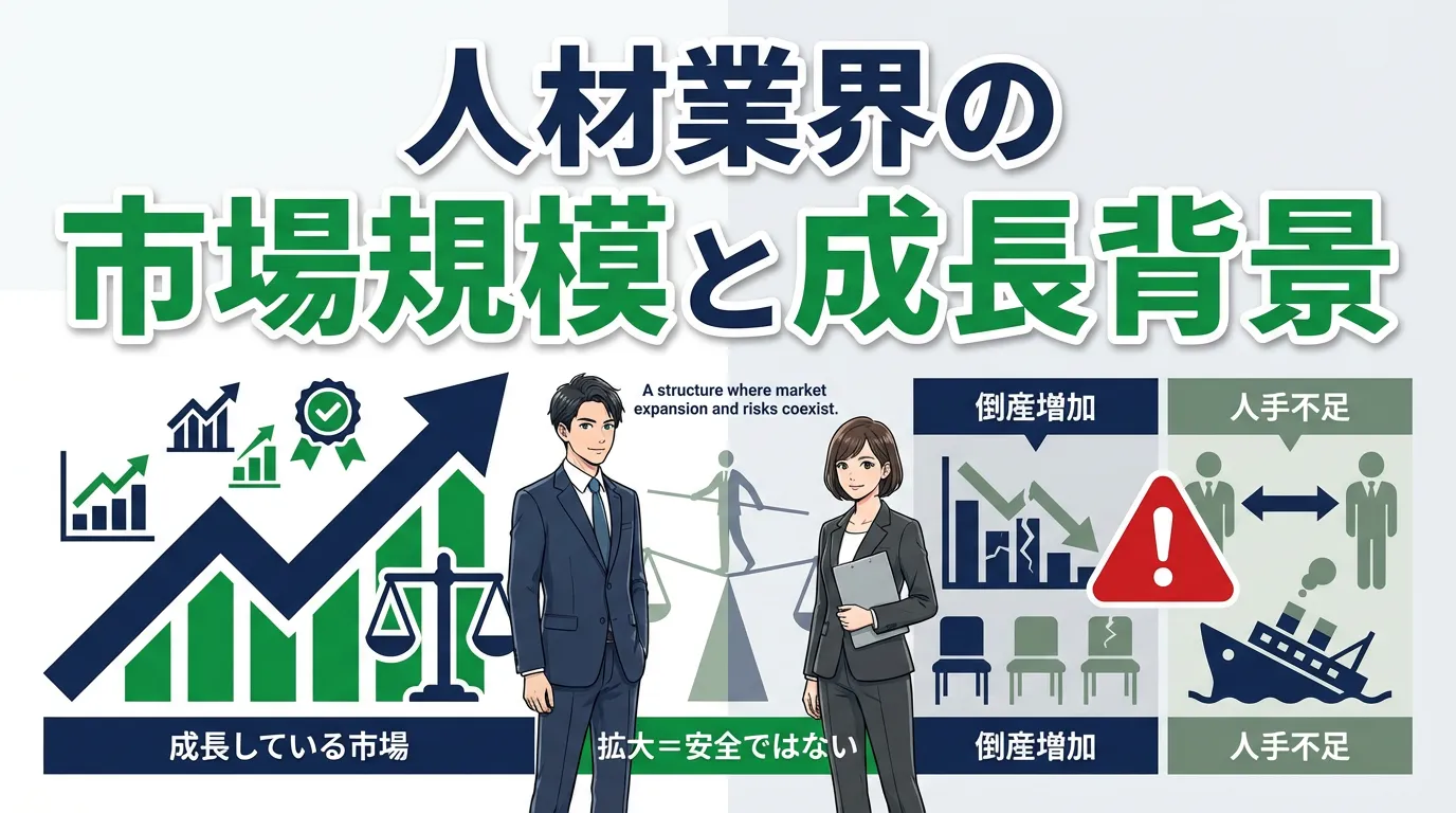 人材業界の市場規模と成長背景