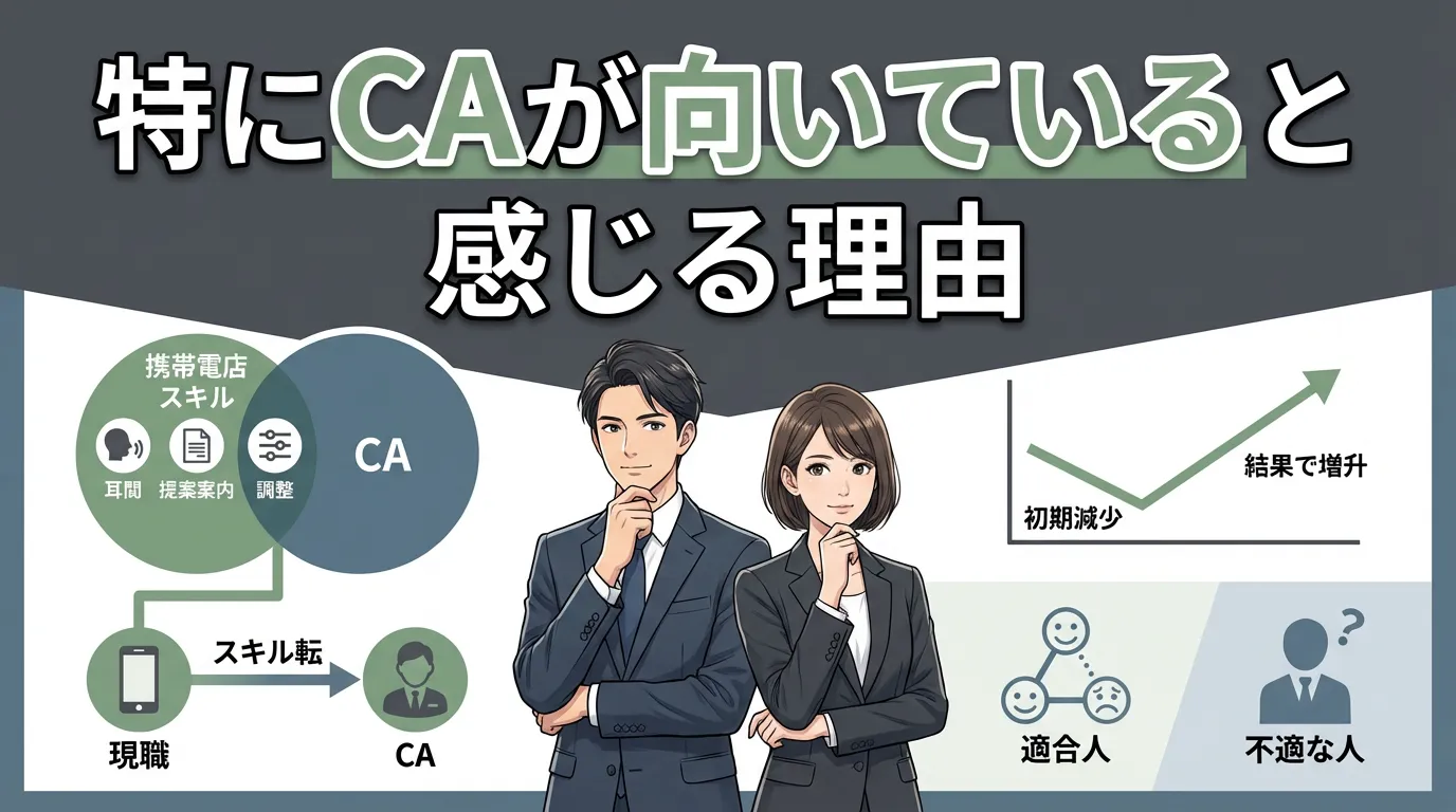 特にキャリアアドバイザーが向いていると感じる理由