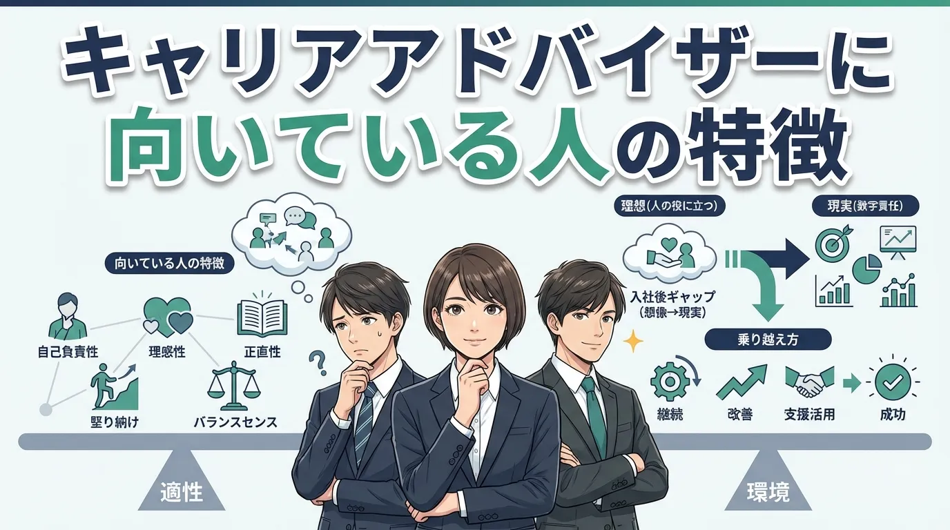 キャリアアドバイザーに向いている人の特徴