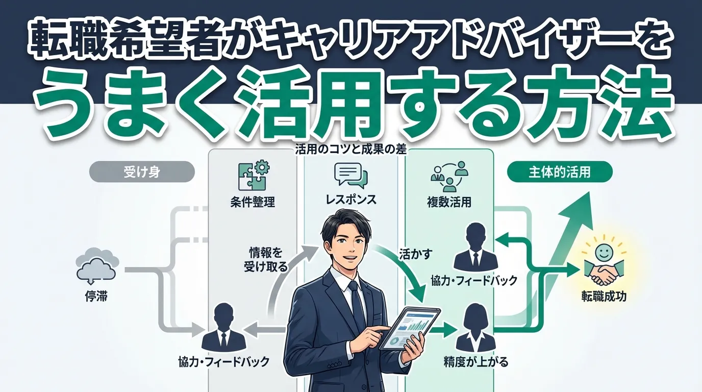 転職希望者がキャリアアドバイザーをうまく活用する方法