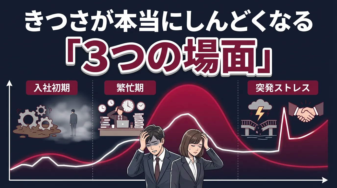 きつさが本当にしんどくなる「3つの場面」