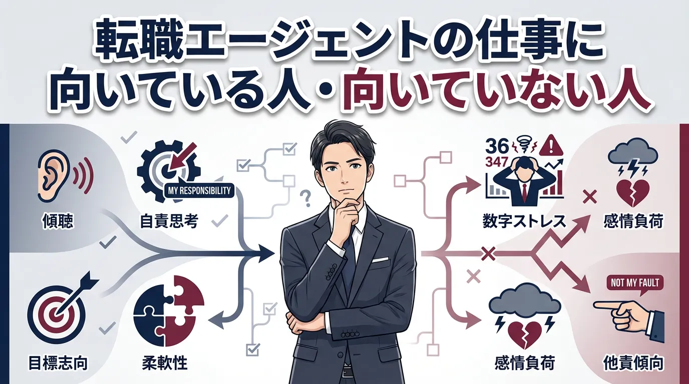 転職エージェントの仕事に向いている人・向いていない人