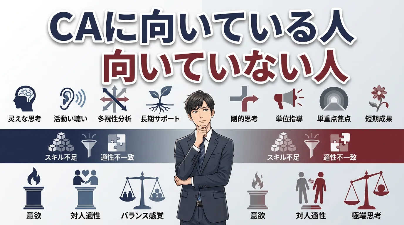 キャリアアドバイザーに向いている人・向いていない人