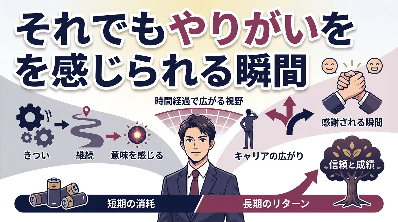 それでもやりがいを感じられる瞬間