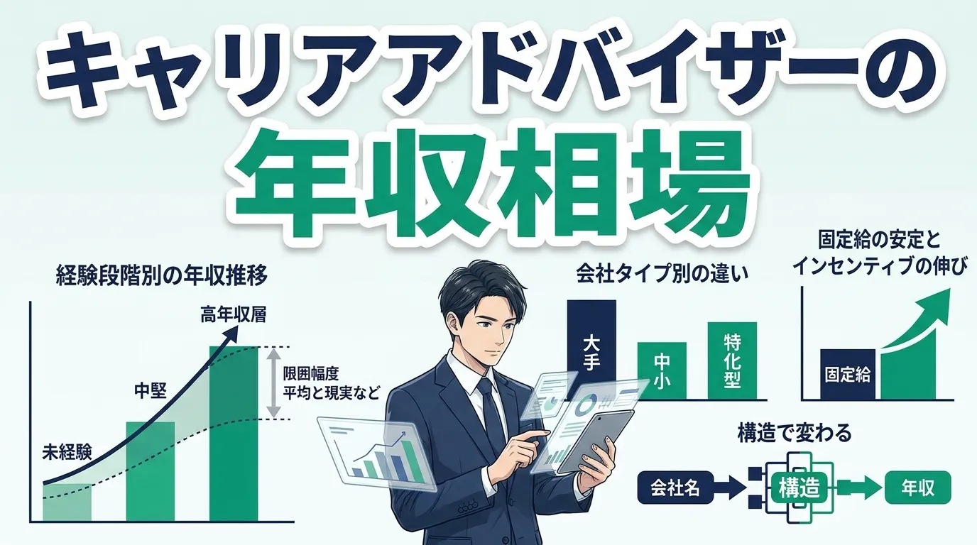 キャリアアドバイザーの年収相場