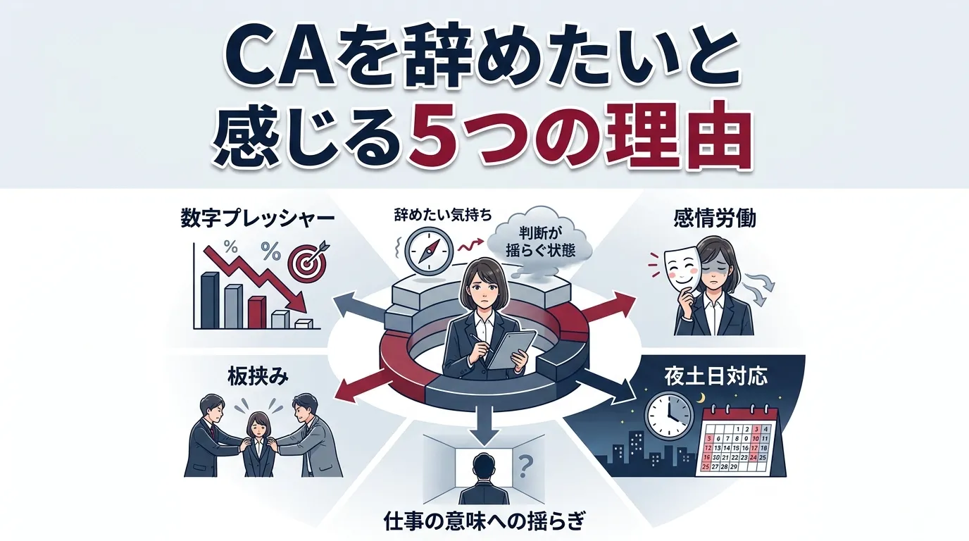 キャリアアドバイザーを辞めたいと感じる5つの理由