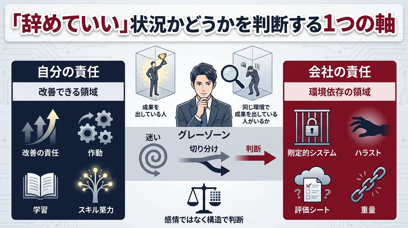 「辞めていい」状況かどうかを判断する1つの軸