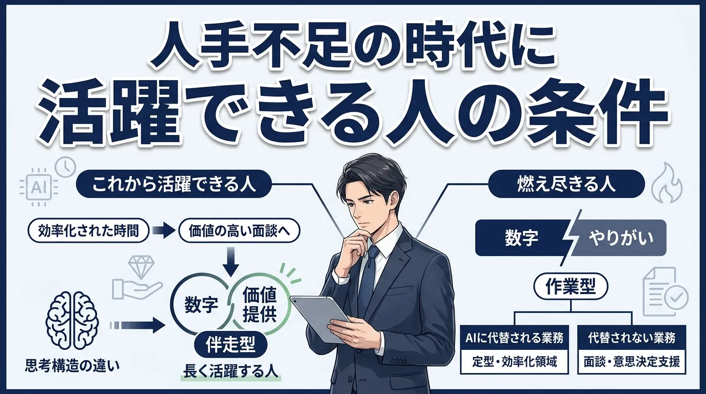 人手不足の時代に人材業界で活躍できる人の条件