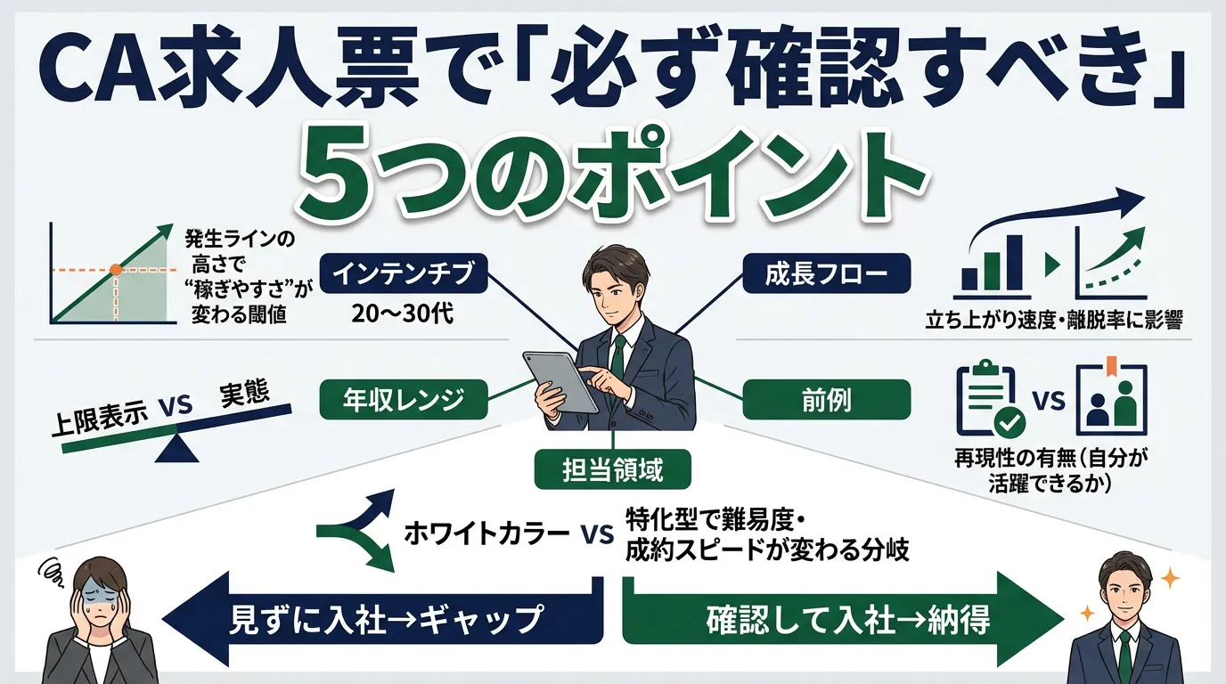 キャリアアドバイザー求人票で「必ず確認すべき」5つのポイント