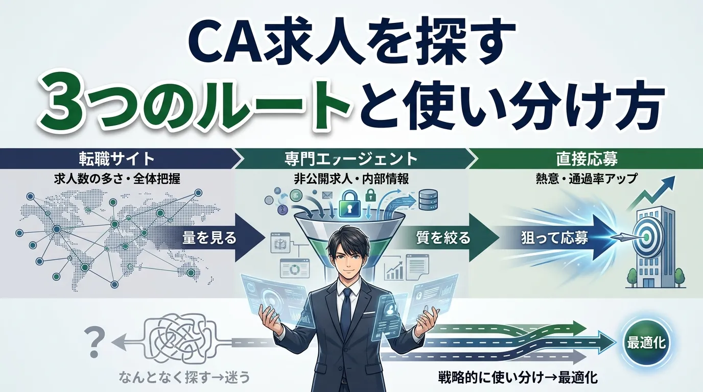 キャリアアドバイザー求人を探す3つのルートと使い分け方