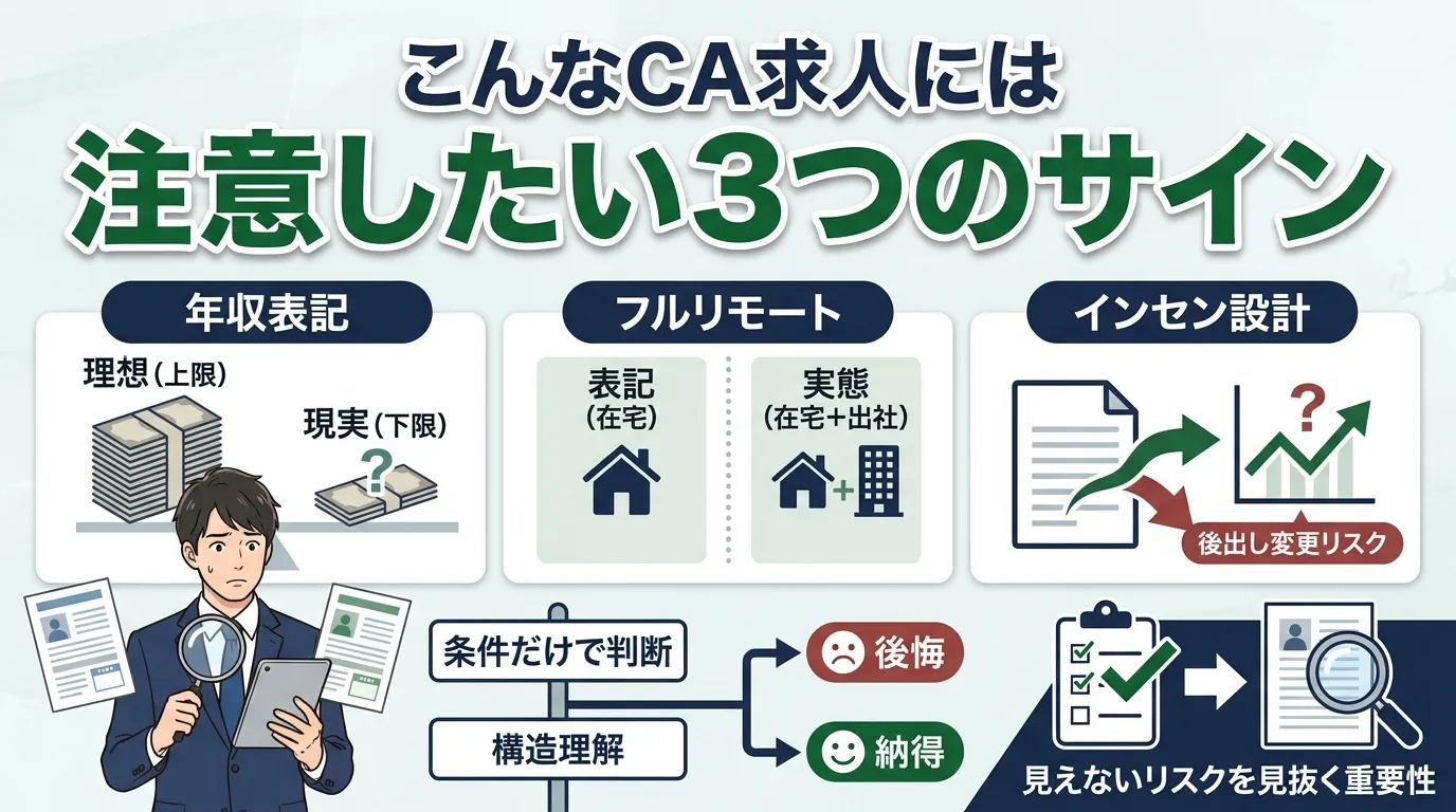 こんなキャリアアドバイザー求人には注意したい3つのサイン