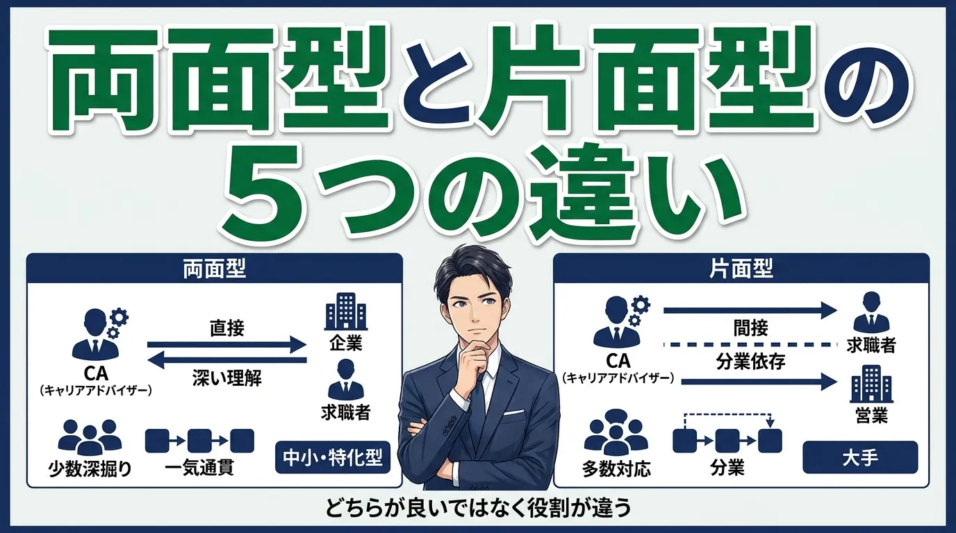 両面型と片面型の5つの違い