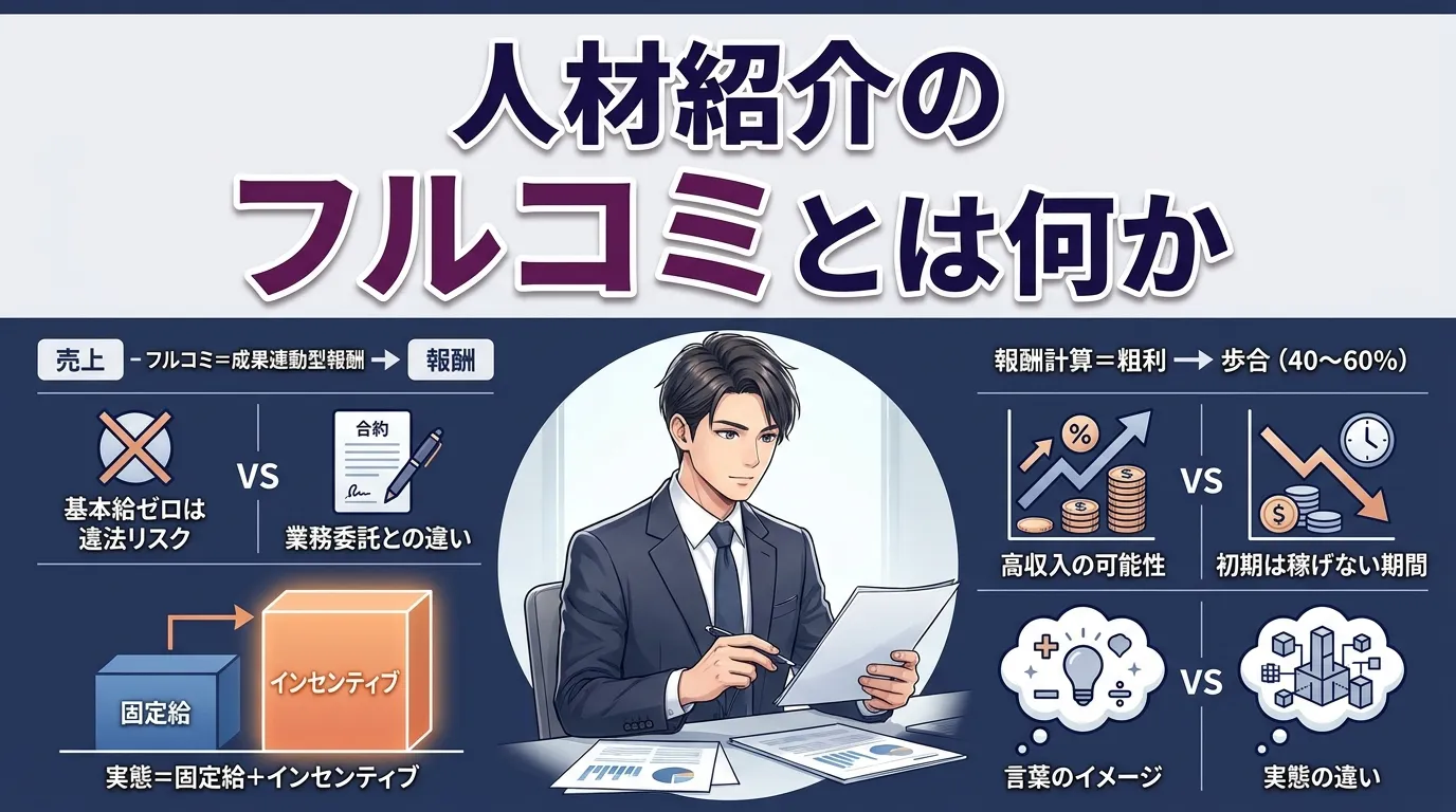 人材紹介のフルコミッションとは何か