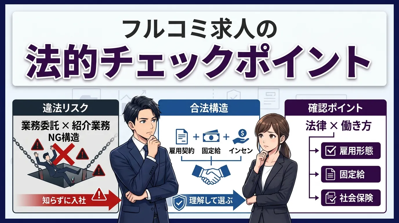 フルコミッション求人の法的チェックポイント