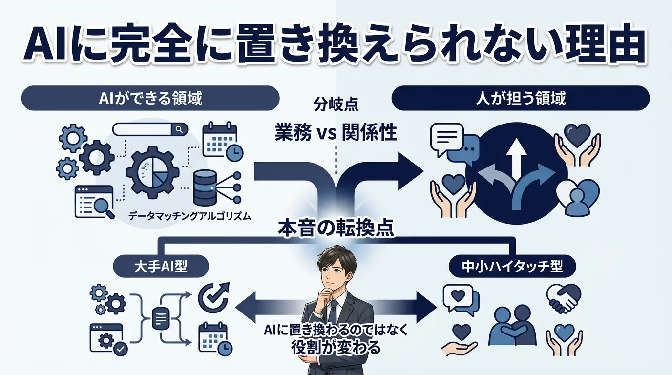AIに完全に置き換えられない理由