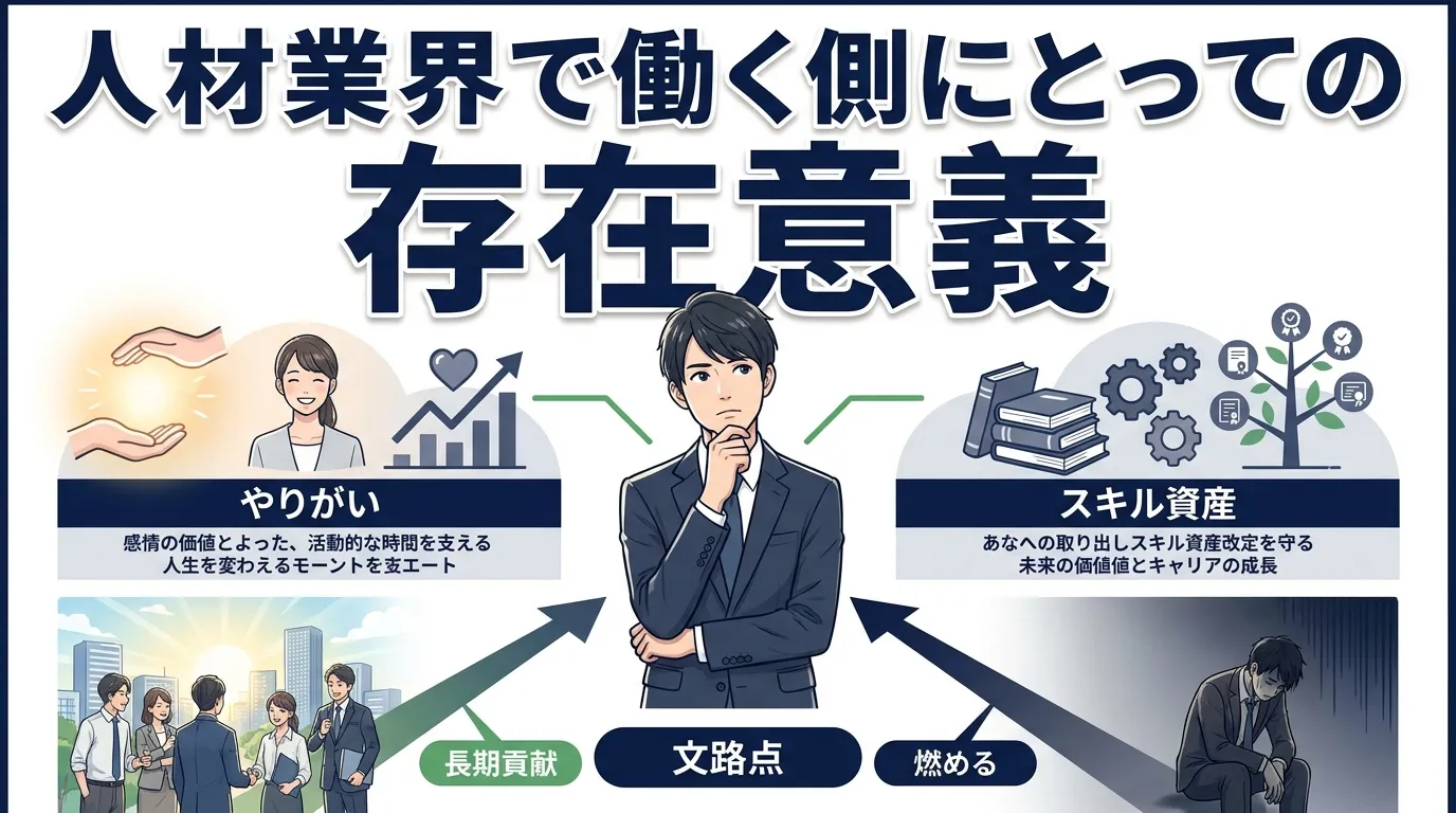 人材業界で働く側にとっての存在意義