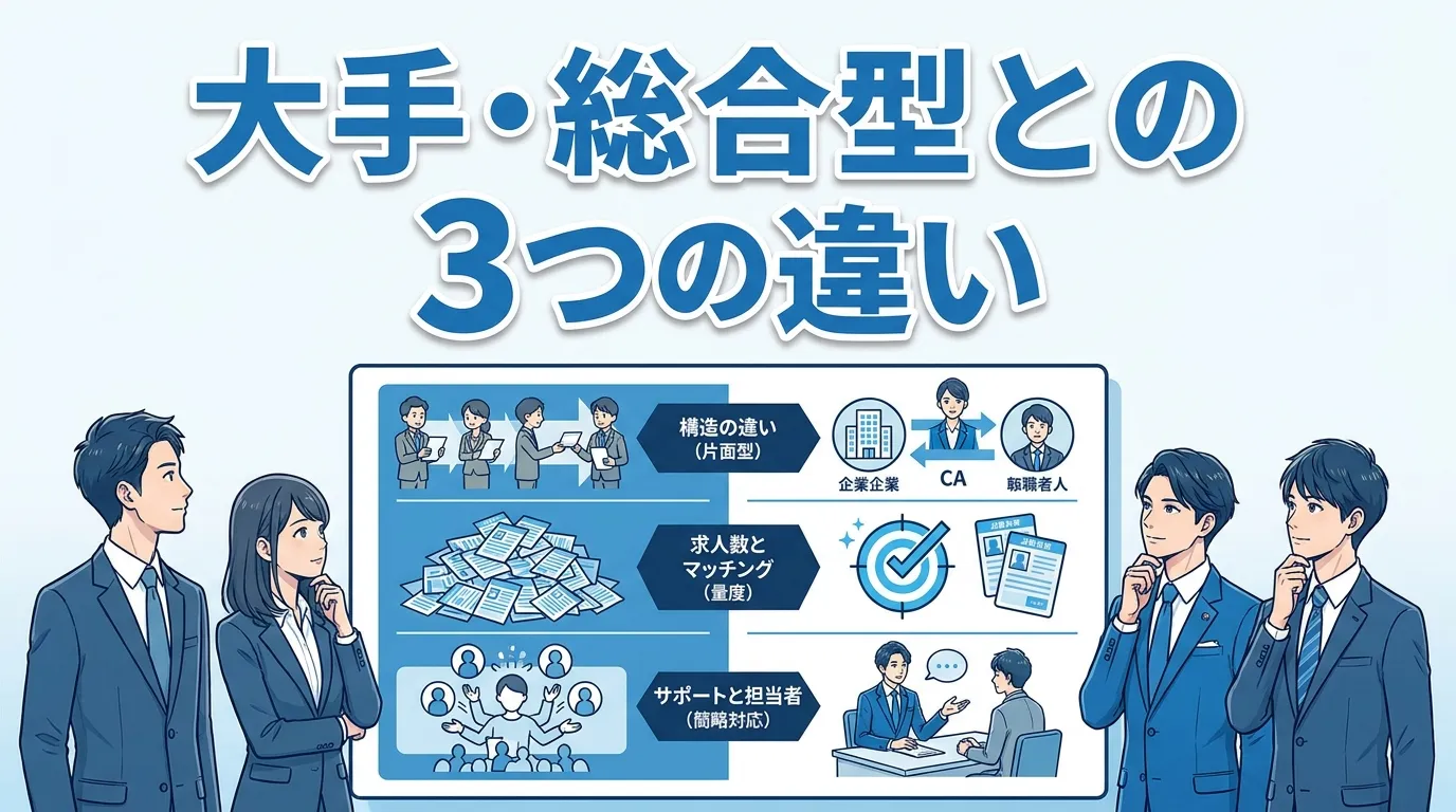 大手・総合型との3つの違い