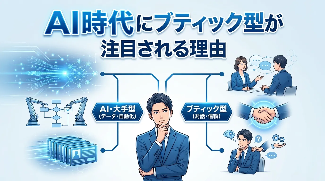 AI時代にブティック型が注目される理由